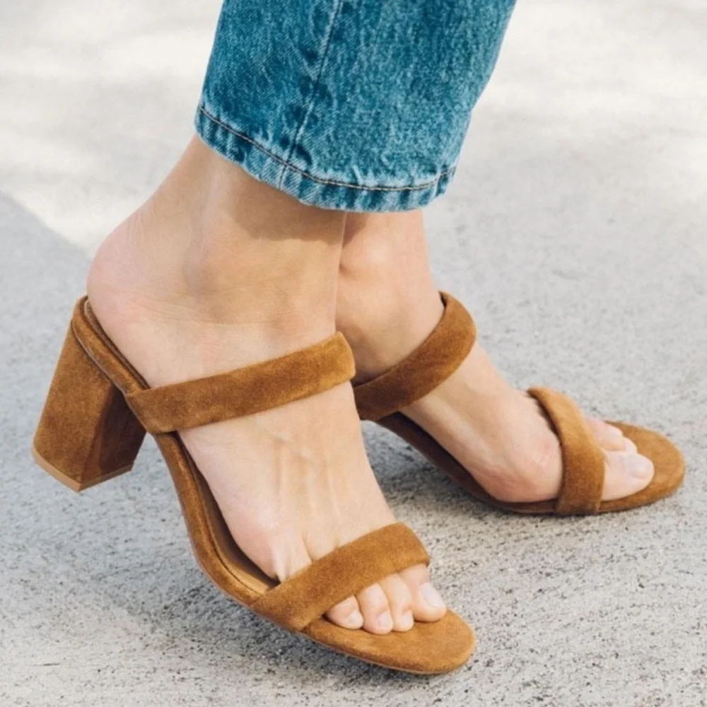 SOLUDOS Ines Heel - Walnut Sz 6